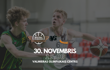 Vidzemes derbijs: ''Ramirent'' Nacionālās basketbola līgas mājas spēle pret komandu Gulbenes ''Buki'' jau 30. novembrī
