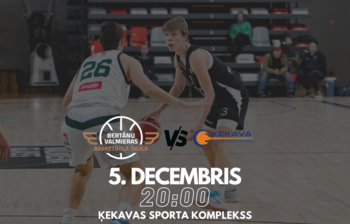 5. decembrī tiks aizvadīta ''Ramirent'' Nacionālās basketbola līgas izbraukuma spēle pret komandu ''Ķekava''