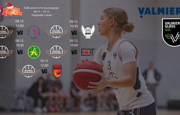 BVBS U16 meiteņu dodas uz Daugavpili, lai aizvadīto sezonas otro EGBL posmu