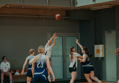 LJBL fināls U16 meitenes: Bertānu VBS - RSS Rīdzene. Foto: Ralfs Bartnieks