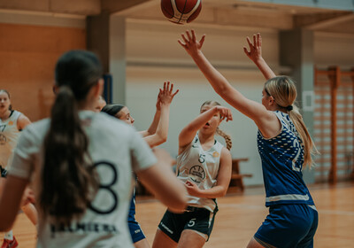 LJBL fināls U16 meitenes: Bertānu VBS - RSS Rīdzene. Foto: Ralfs Bartnieks