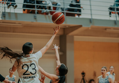 LJBL fināls U16 meitenes: Bertānu VBS - RSS Rīdzene. Foto: Ralfs Bartnieks