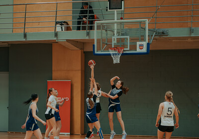 LJBL fināls U16 meitenes: Bertānu VBS - RSS Rīdzene. Foto: Ralfs Bartnieks