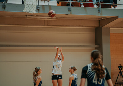 LJBL fināls U16 meitenes: Bertānu VBS - RSS Rīdzene. Foto: Ralfs Bartnieks