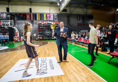 EGBL U15 Final4 1.vieta, BVBS : Daugavpils SS, Apbalvošana
