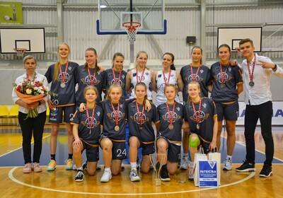 LJBL U15 meitenes Fināli 2.vieta,  Apbalvošana