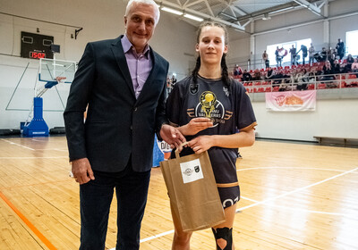 EGBL U16 FINAL 8 apbalvošanas ceremonija Valmierā