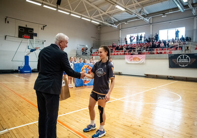 EGBL U16 FINAL 8 apbalvošanas ceremonija Valmierā