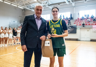 EGBL U16 FINAL 8 apbalvošanas ceremonija Valmierā