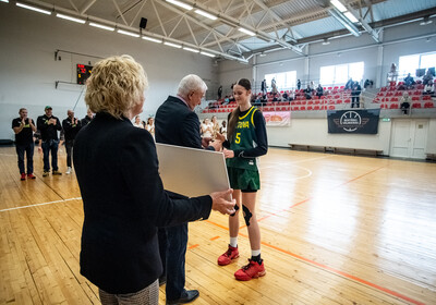 EGBL U16 FINAL 8 apbalvošanas ceremonija Valmierā