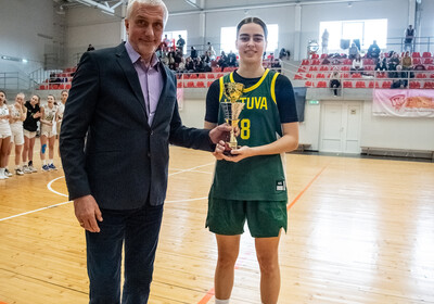 EGBL U16 FINAL 8 apbalvošanas ceremonija Valmierā
