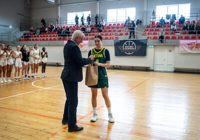 EGBL U16 FINAL 8 apbalvošanas ceremonija Valmierā